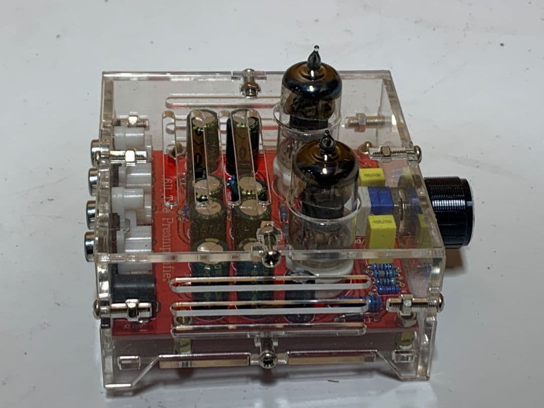 真空管アンプ 本体 透明アクリル XH-A201 2019年製