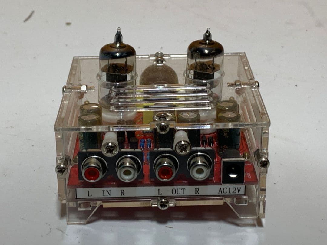 真空管アンプ 本体 透明アクリル XH-A201 2019年製