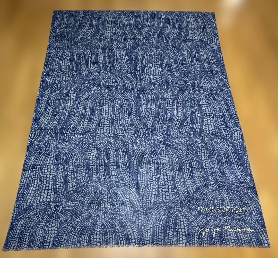ルイヴィトン × 草間彌生 メンズ ストール 未使用品 レア スカーフ