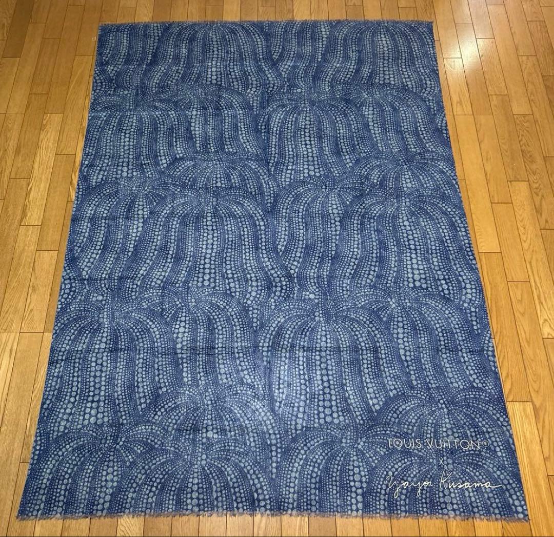 ルイヴィトン × 草間彌生 メンズ ストール 未使用品 レア スカーフ