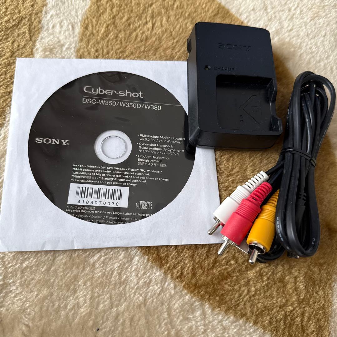 【美品】SONY Cyber-shot DSC-W350D （薄ピンク）