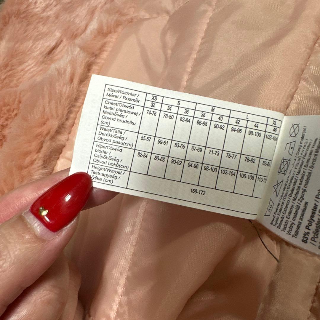 ❁M❁ さま専用pimkie ピンキー ピンクファー付 ミリタリー モッズコート