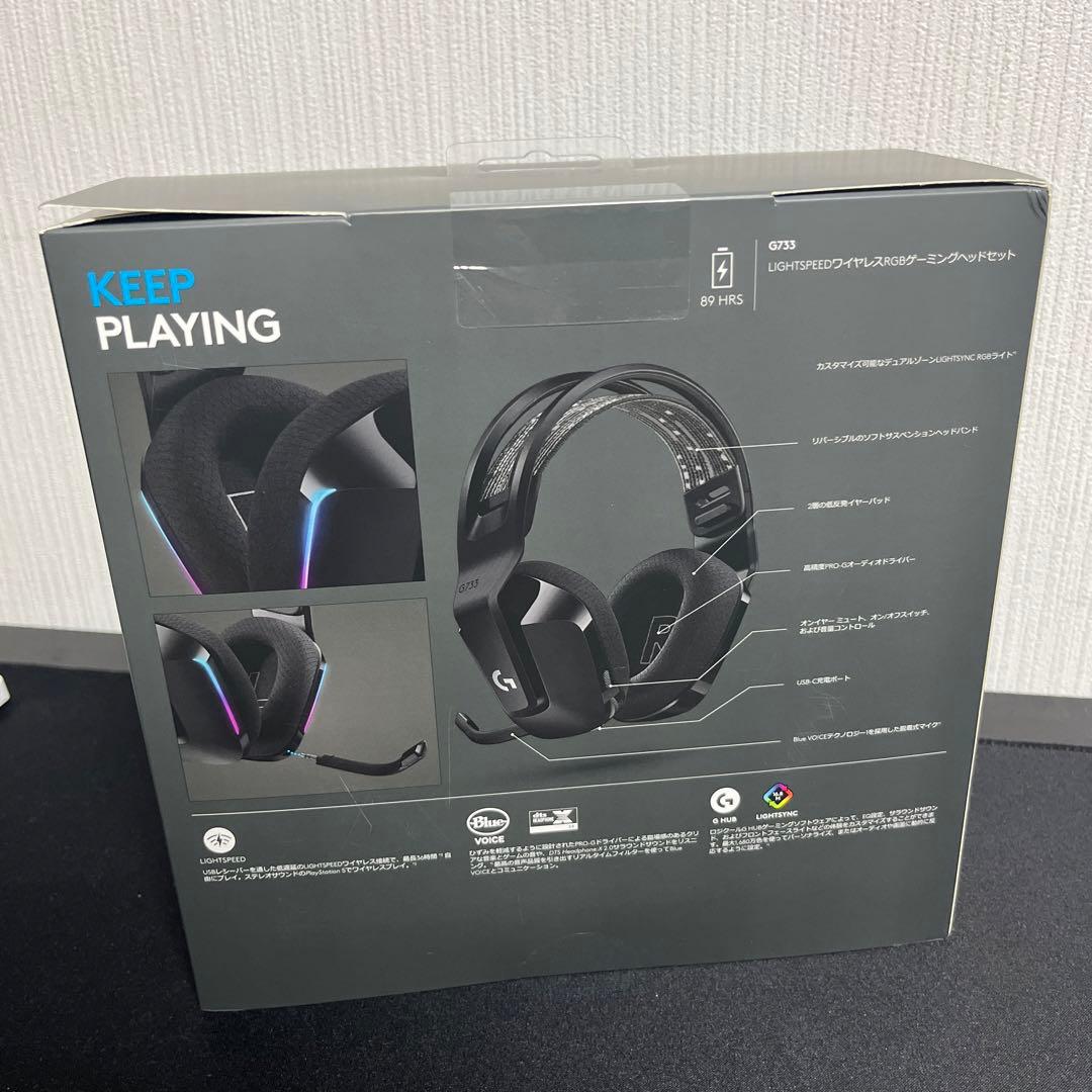 Logicool G733 LIGHTSPEED ワイヤレス RGB ゲーミン…