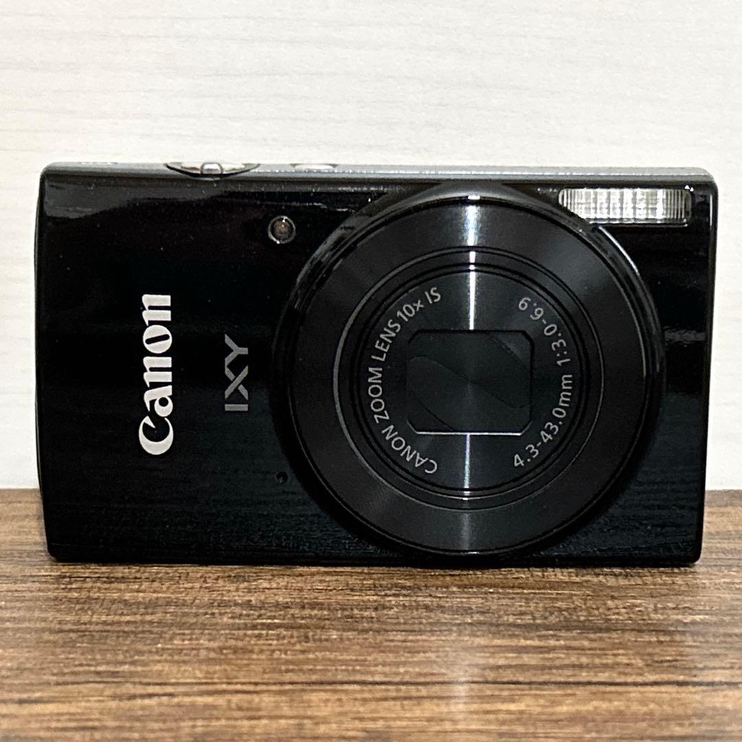 Canon IXY 190 キャノン デジカメ ブラック 黒PC2266