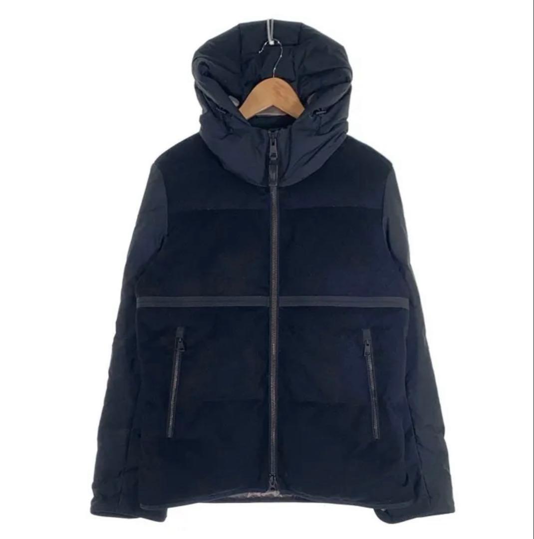 DUNO デュノ PALM ダウンジャケット ブラック ウール レーヨ