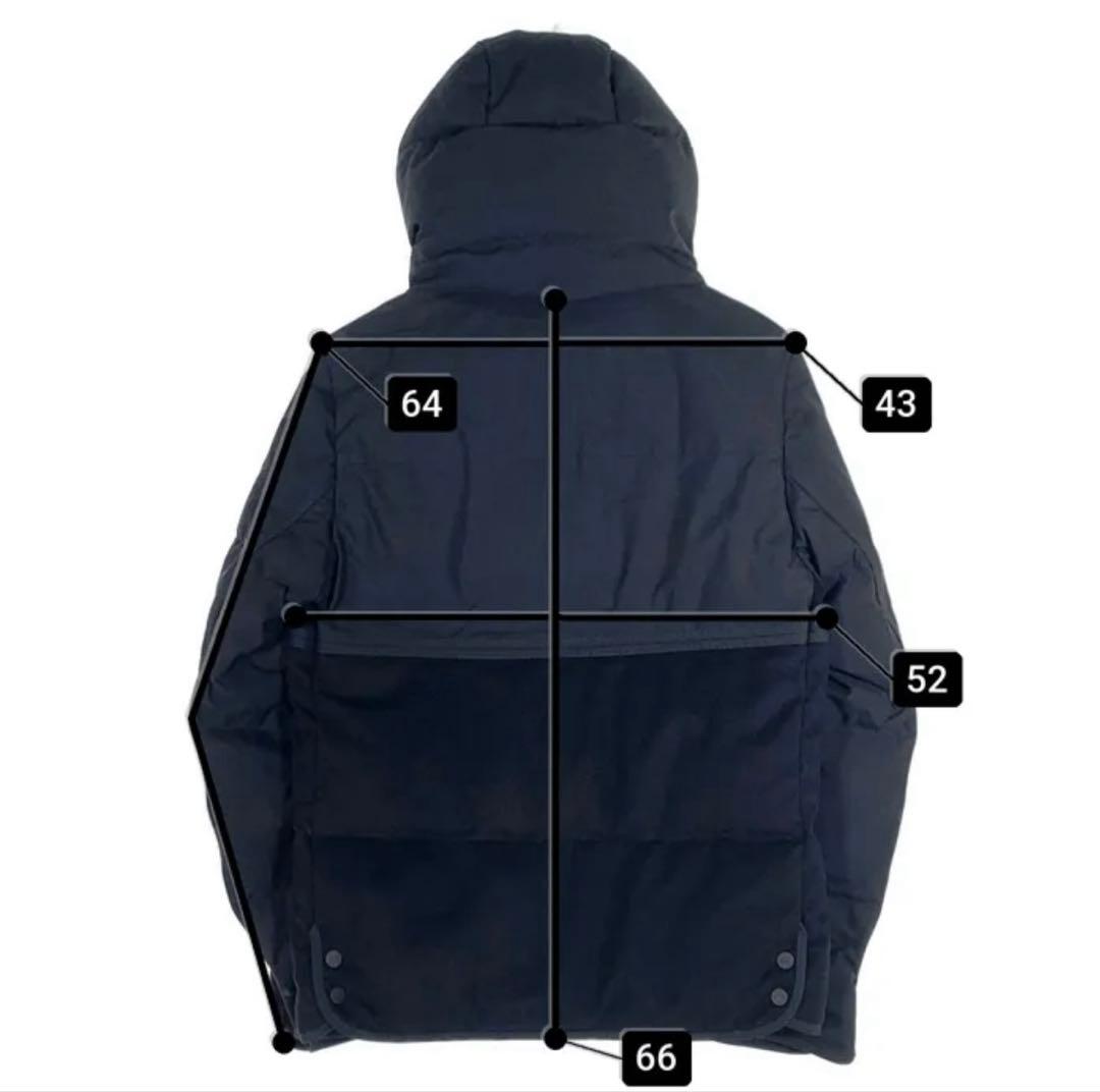 DUNO デュノ PALM ダウンジャケット ブラック ウール レーヨ