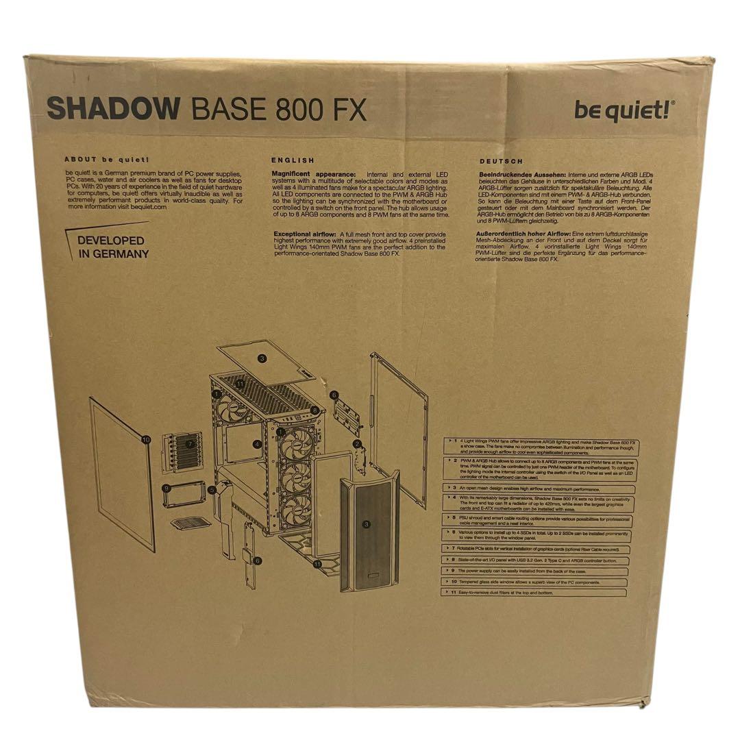 未使用　be quiet! PCケース　SHADOW BASE 800 FX 白
