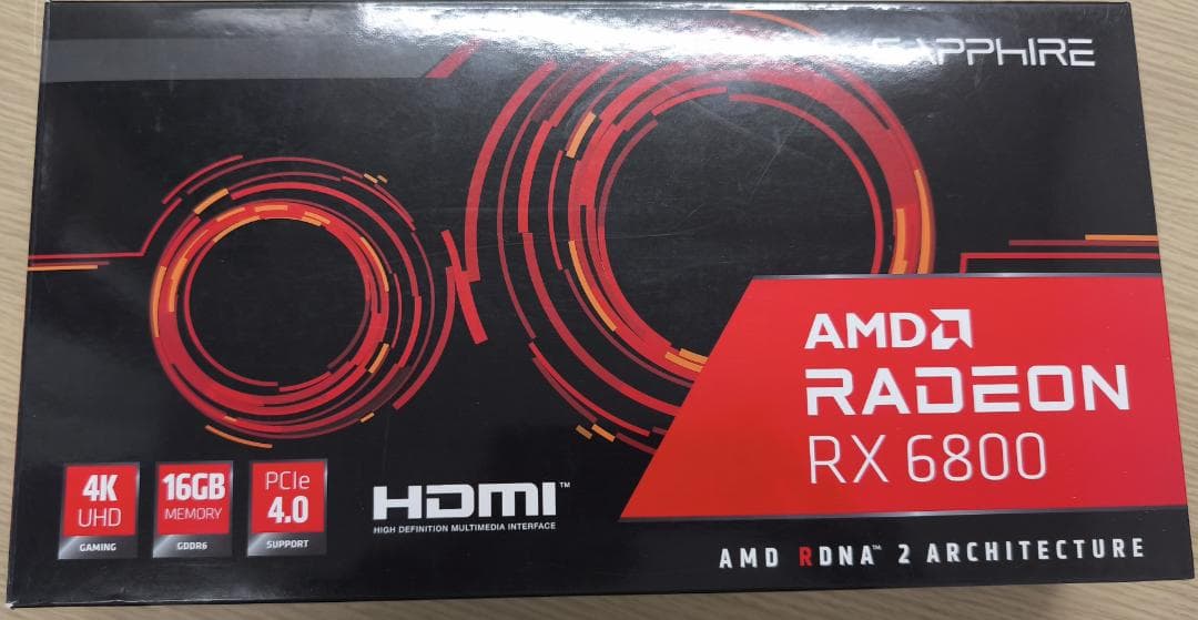 AMD Radeon RX 6800 16GB グラフィックボード