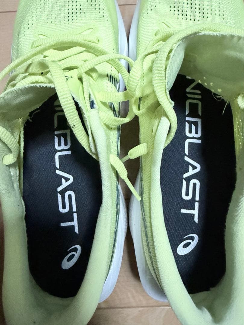 asics SONIC BLAST 26cm 使用距離約50km