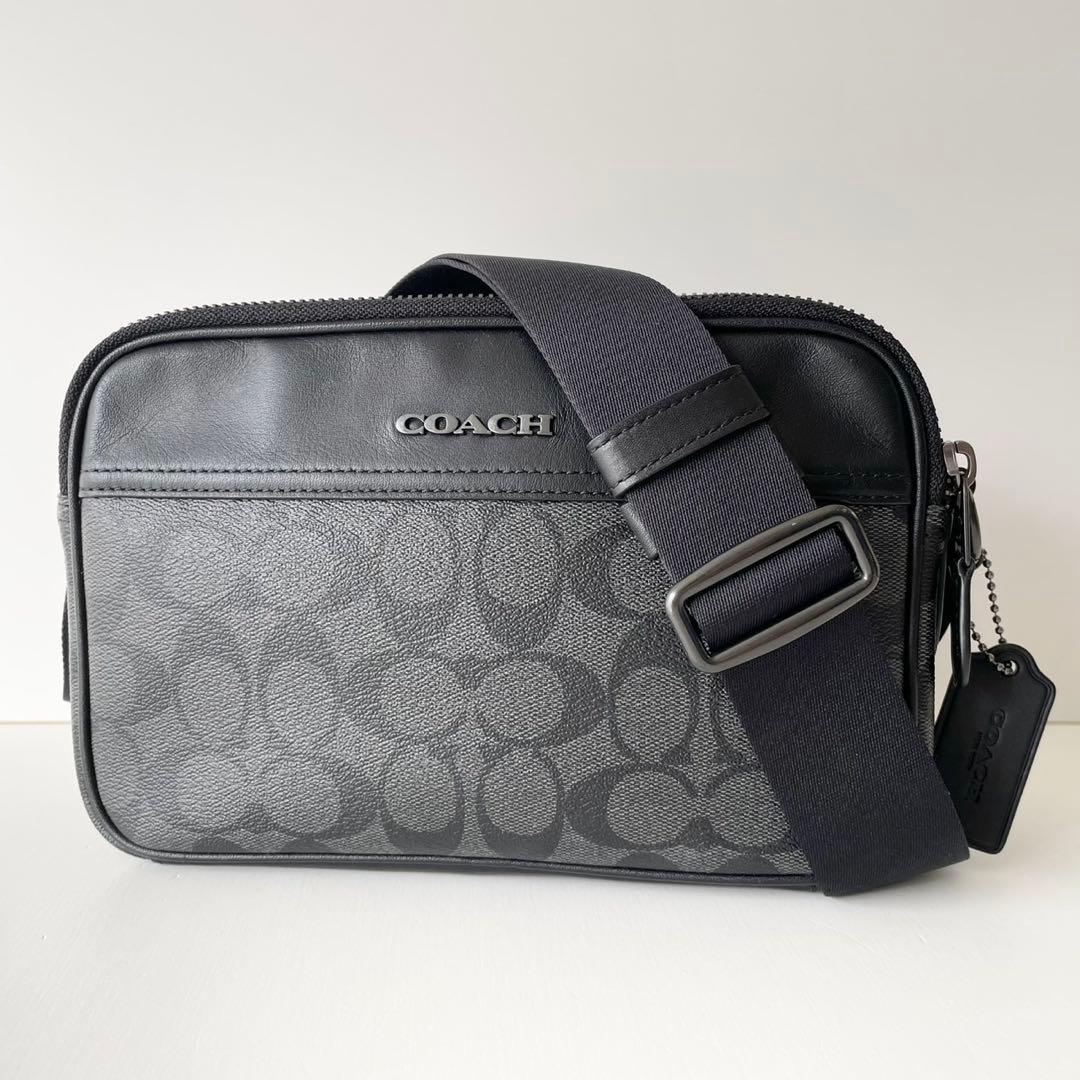 そうた様【新品】COACH メンズ ショルダーバッグ グラハム フライトバッグ