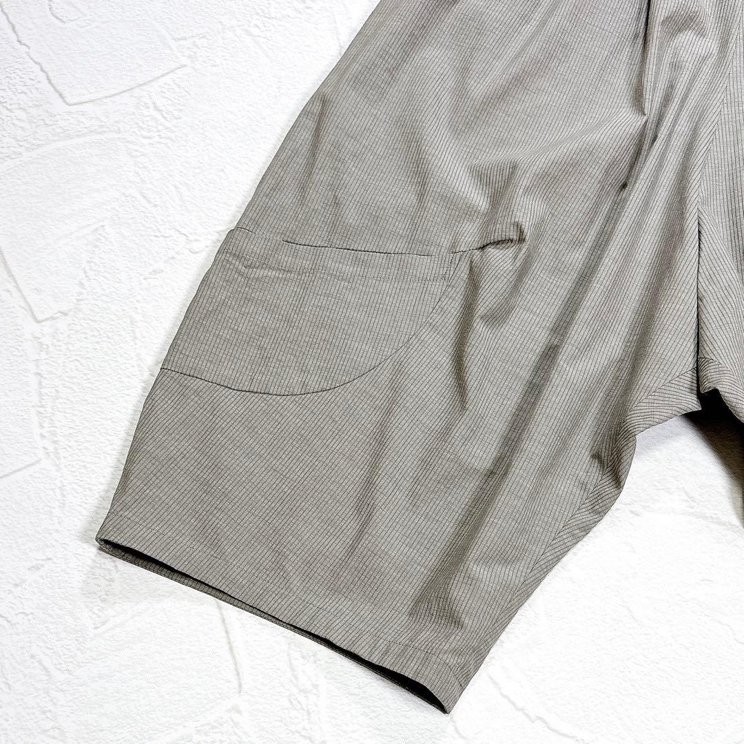 ✨美品✨近年 慈雨 サルエルパンツ ペチコート付き ストライプ イージーパンツ