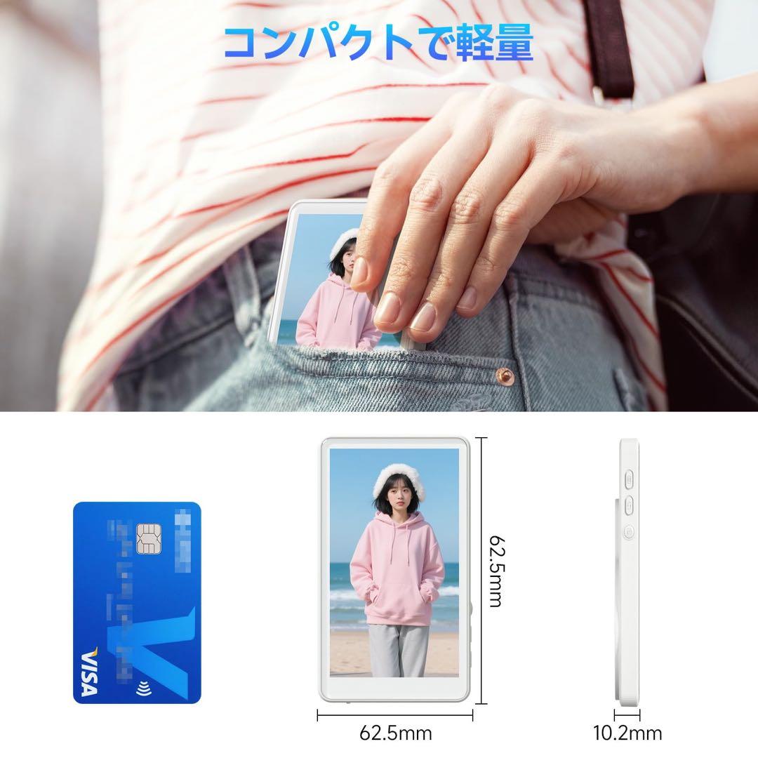 iphone モニター 4K/1080P 自撮りモニター 輝度調整 背面モニター