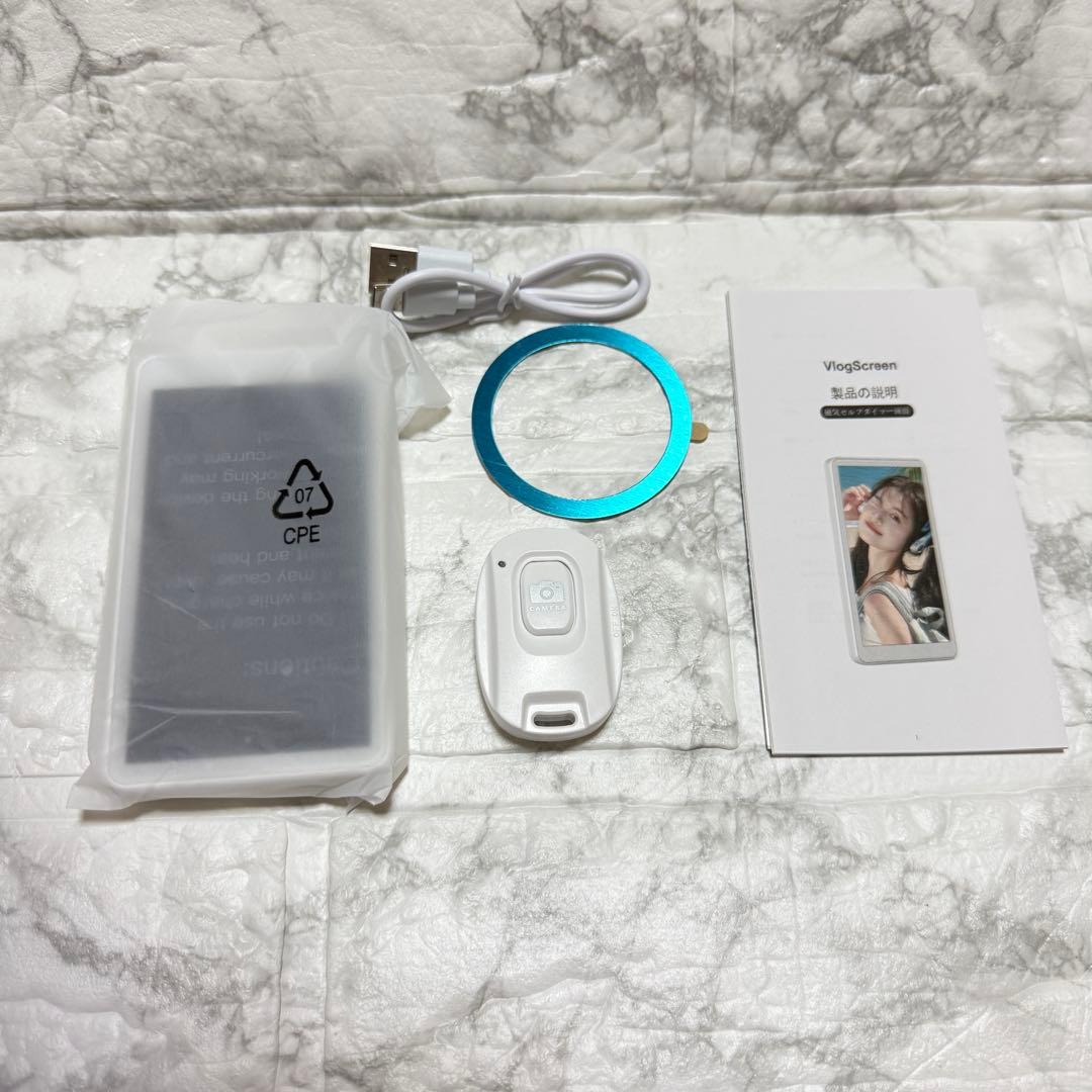 iphone モニター 4K/1080P 自撮りモニター 輝度調整 背面モニター