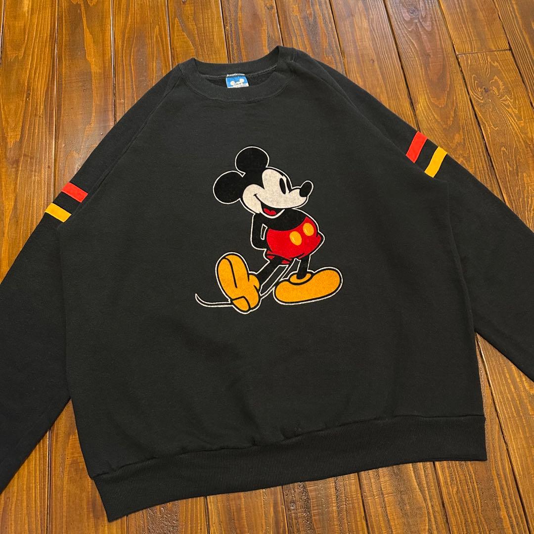 USA製！【Disney ディズニー】ミッキーマウススウェット　80s XL
