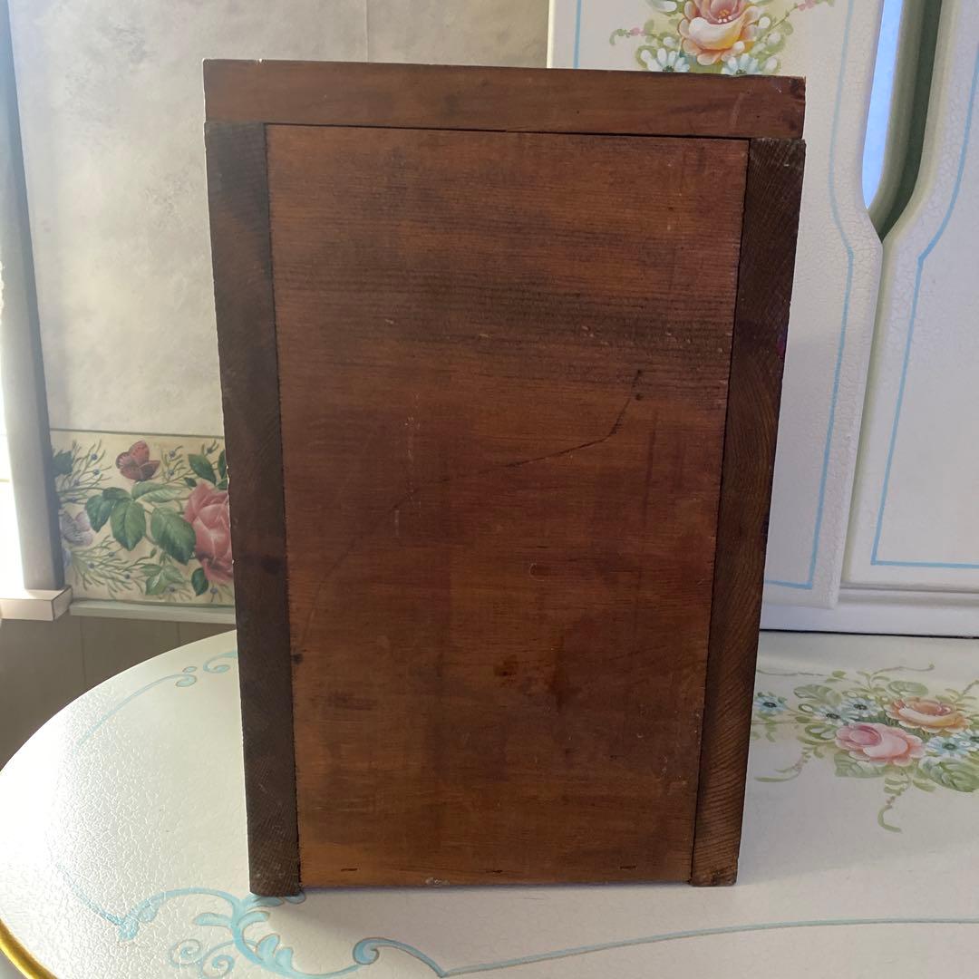 フランスアンティーク木製キャビネット 什器　BOX シェルフ