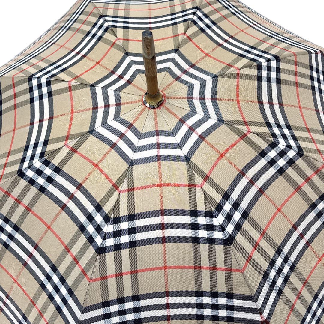 BURBERRY 長傘　雨傘　ノバチェック　シャドーホース　ヴィンテージ