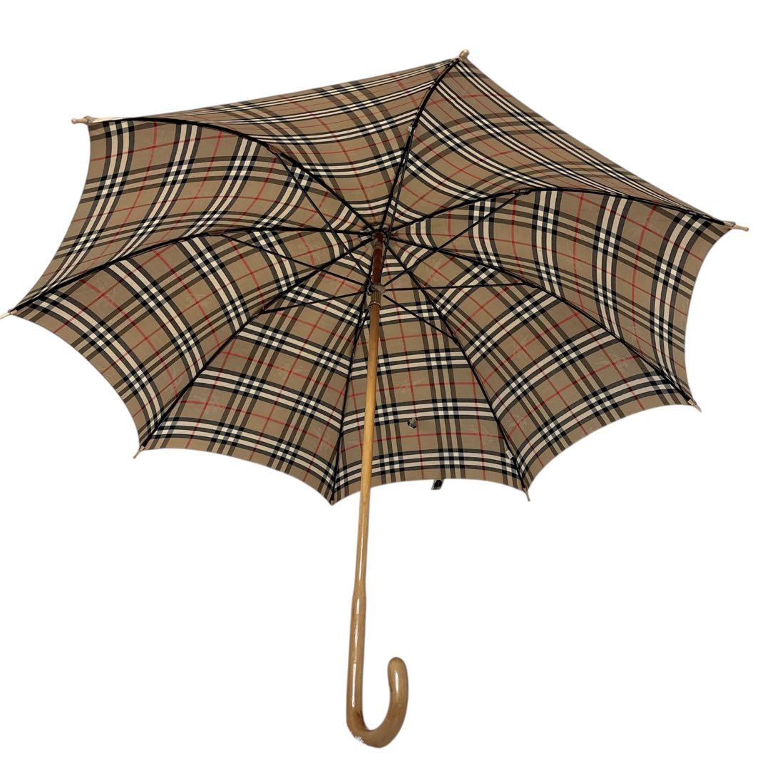 BURBERRY 長傘　雨傘　ノバチェック　シャドーホース　ヴィンテージ
