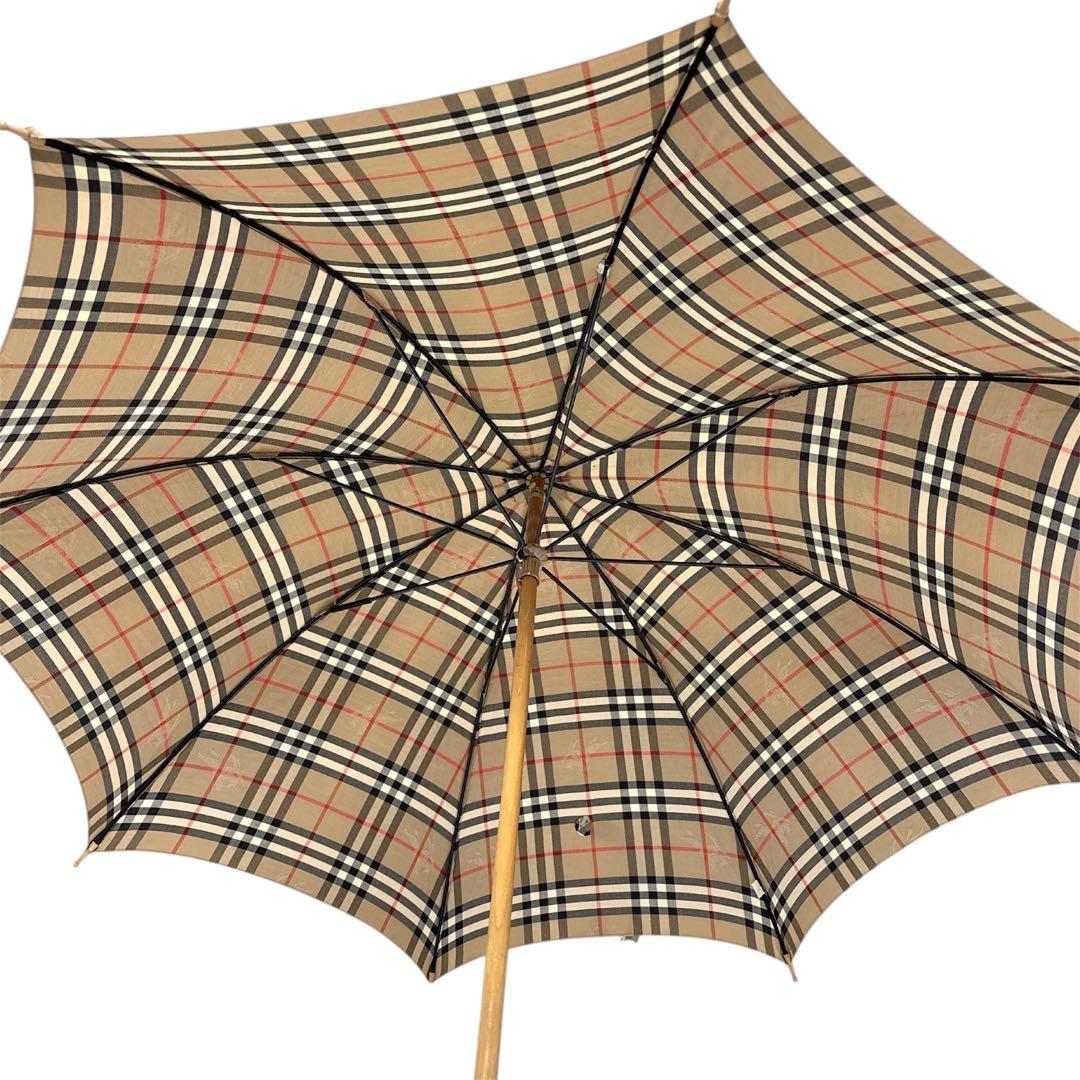 BURBERRY 長傘　雨傘　ノバチェック　シャドーホース　ヴィンテージ
