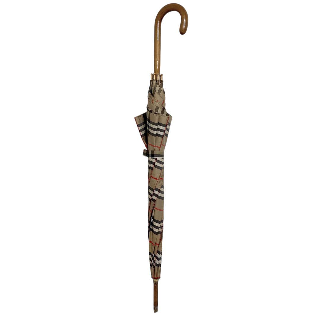 BURBERRY 長傘　雨傘　ノバチェック　シャドーホース　ヴィンテージ