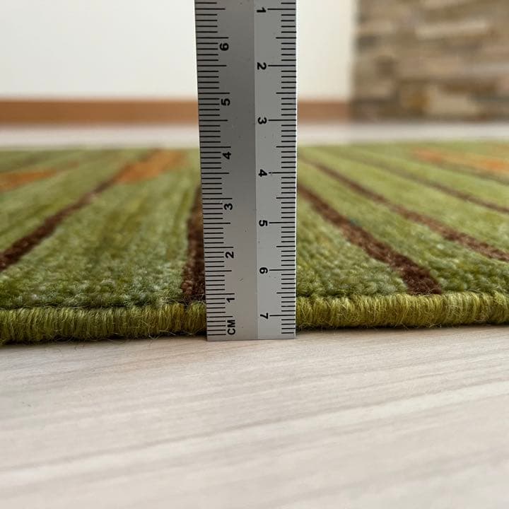 【新品未使用】パキスタン産 ギャッベ　絨毯　ペルシャ