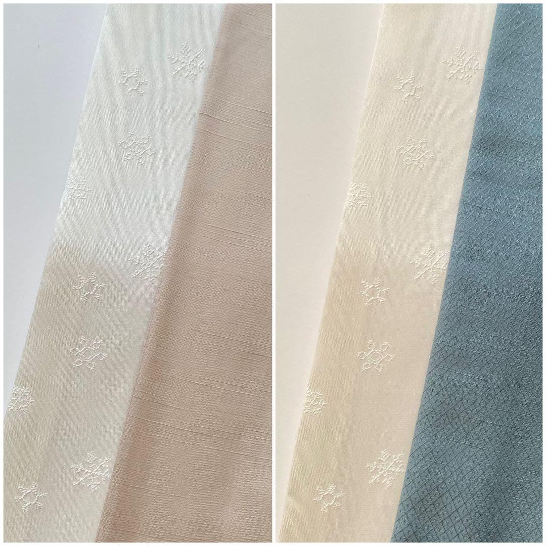 衿秀　きらっく　替え衿　絹　雪の結晶　日本製　広衿　ウォッシャブル加工　き楽っく