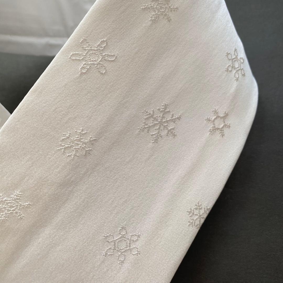 衿秀　きらっく　替え衿　絹　雪の結晶　日本製　広衿　ウォッシャブル加工　き楽っく