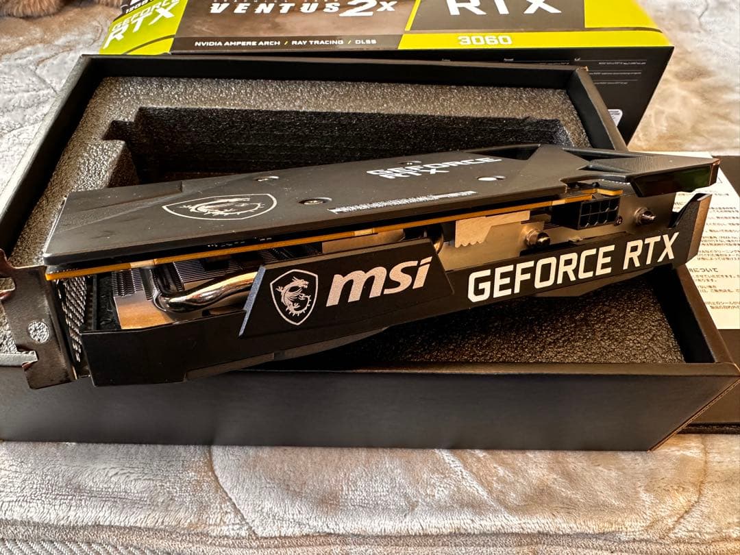 グラフィックボード・グラボ・ビデオカード MSI GeForce RTX 3060 Ventus 2X