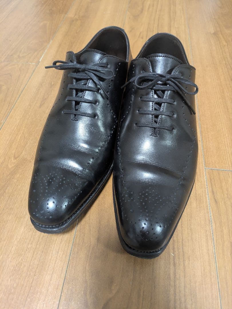 CARMINA ブラック メダリオン ドレスシューズ 7