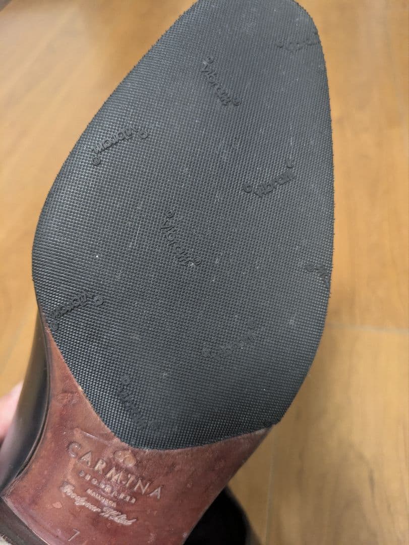 CARMINA ブラック メダリオン ドレスシューズ 7