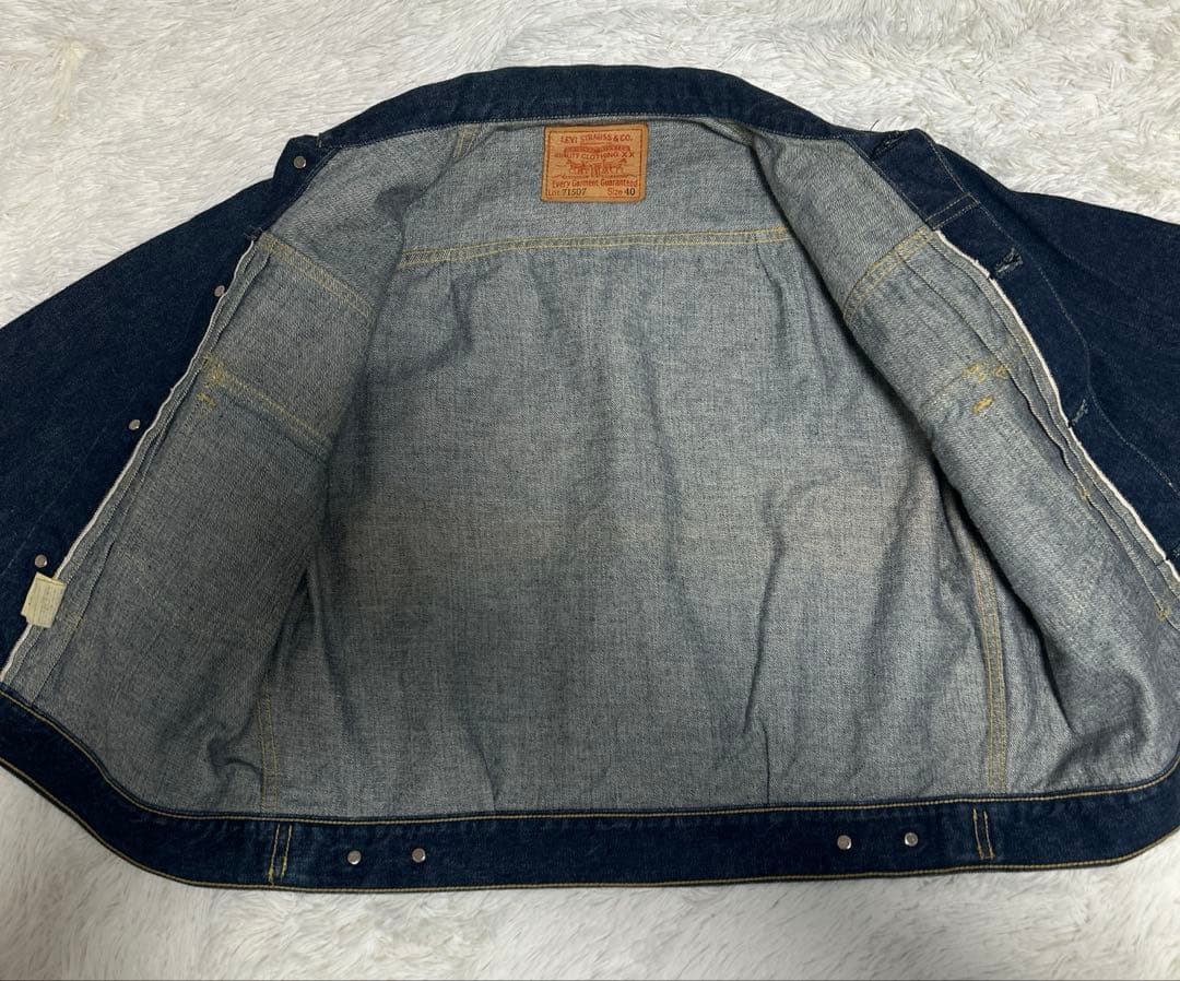 LEVI'S 71507 90s 2nd 日本製 サイズ40 濃紺　Gジャン