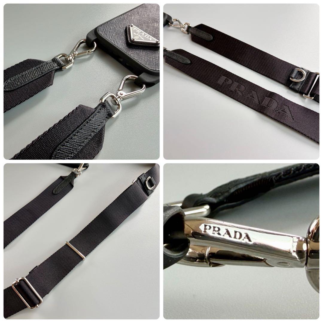 新品未使用 PRADA プラダ iPhoneケース スマホショルダー ストラップ