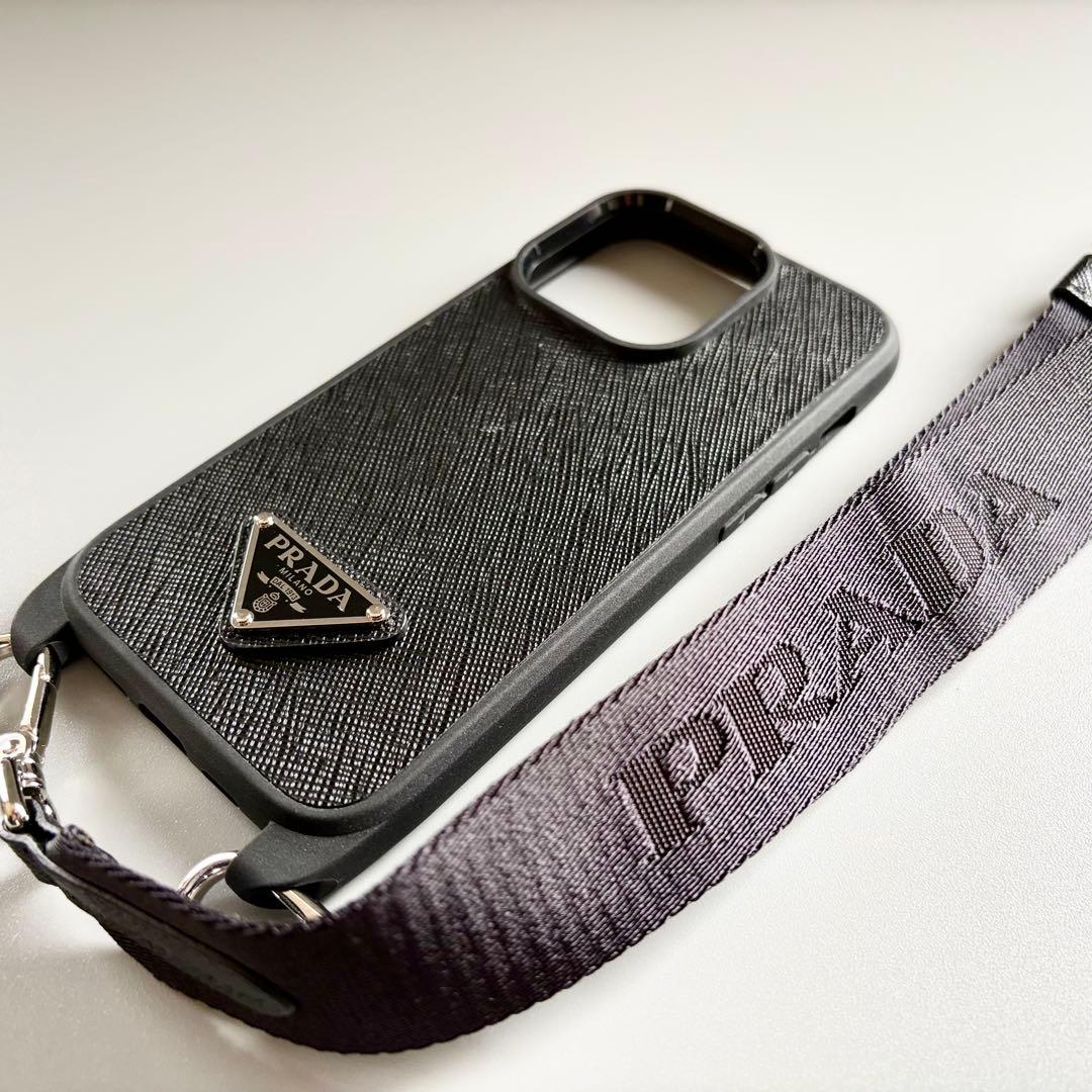 新品未使用 PRADA プラダ iPhoneケース スマホショルダー ストラップ