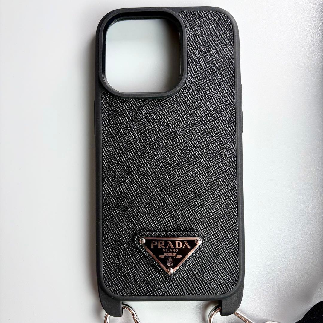 新品未使用 PRADA プラダ iPhoneケース スマホショルダー ストラップ