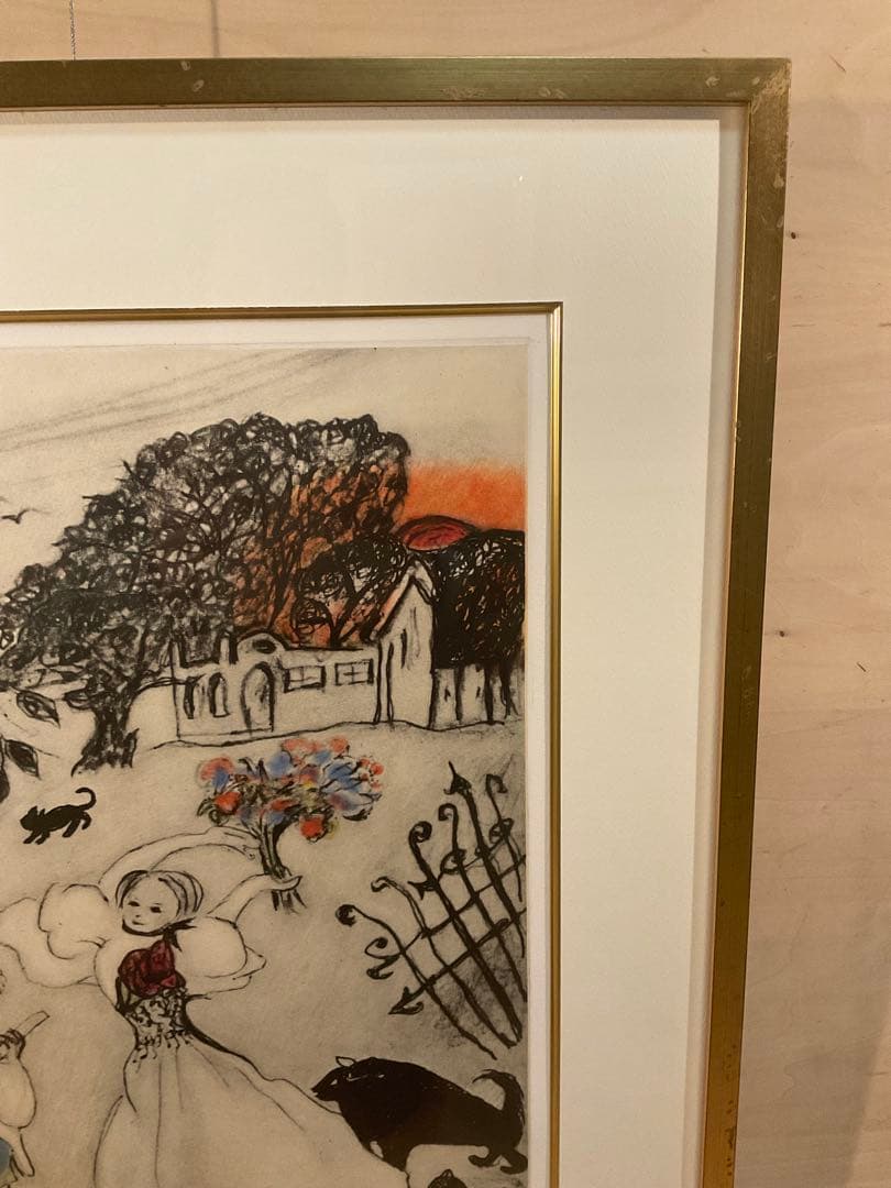 ひつじさま専用　フジ子・ヘミング「パラダイス(楽園にて)」銅版画　直筆サイン有り