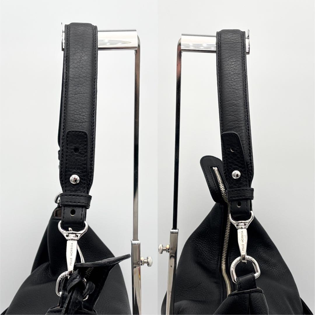 PELLE MORBIDA ワンショルダーバッグ レザー A4収納可 肩掛け