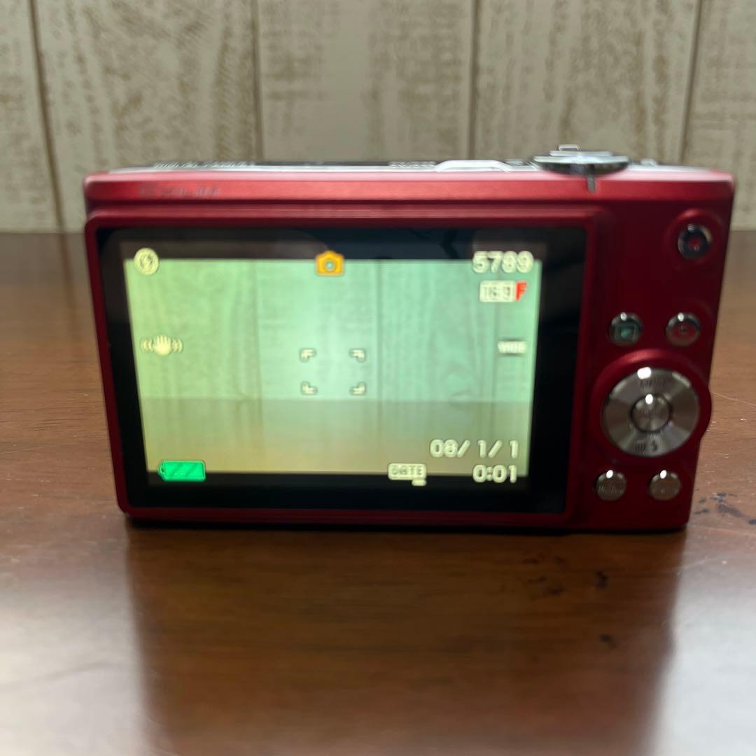 カシオ EXILIM コンパクトデジタルカメラ 赤