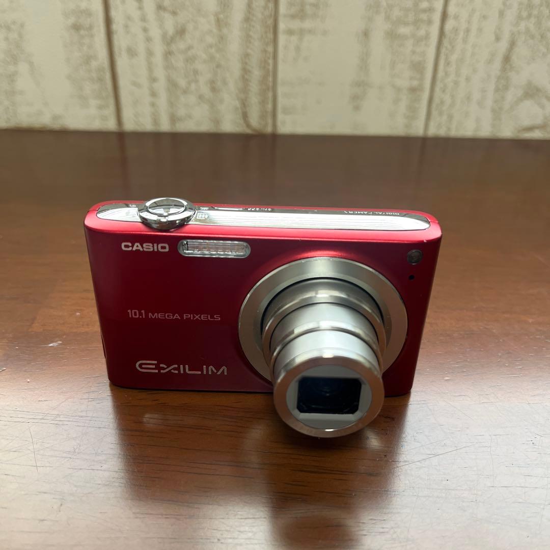 カシオ EXILIM コンパクトデジタルカメラ 赤