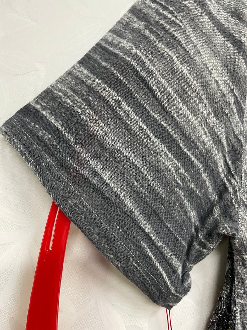 花938新品koibitomisaki 綿麻 刺繍付きAラインTU/951