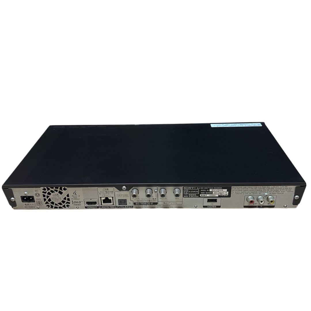 SONY BDZ-E500 500GB Blu-rayレコーダー 純正リモコン