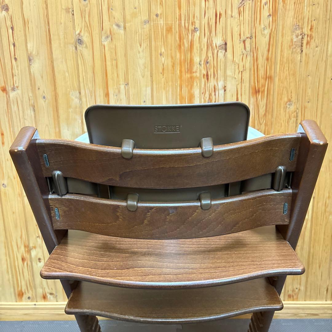 ストッケ トリップトラップ ウォールナットブラウン ベビーセット&トレイ付