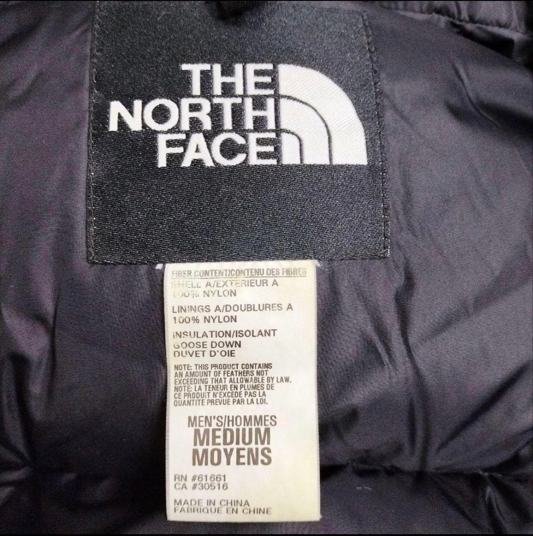 ノースフェイス　ダウンジャケット　ヌプシ 短丈　ブラック　M メンズ
