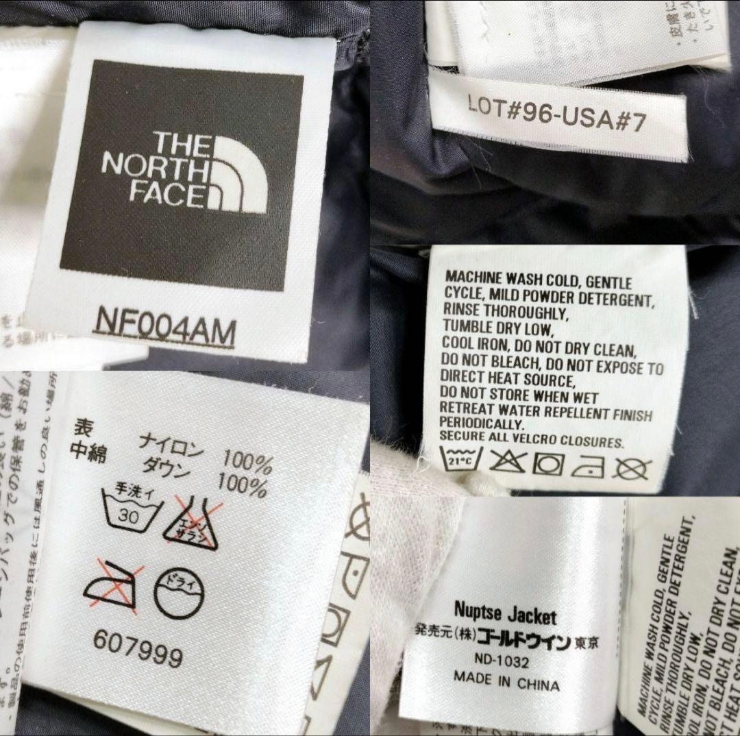 ノースフェイス　ダウンジャケット　ヌプシ 短丈　ブラック　M メンズ