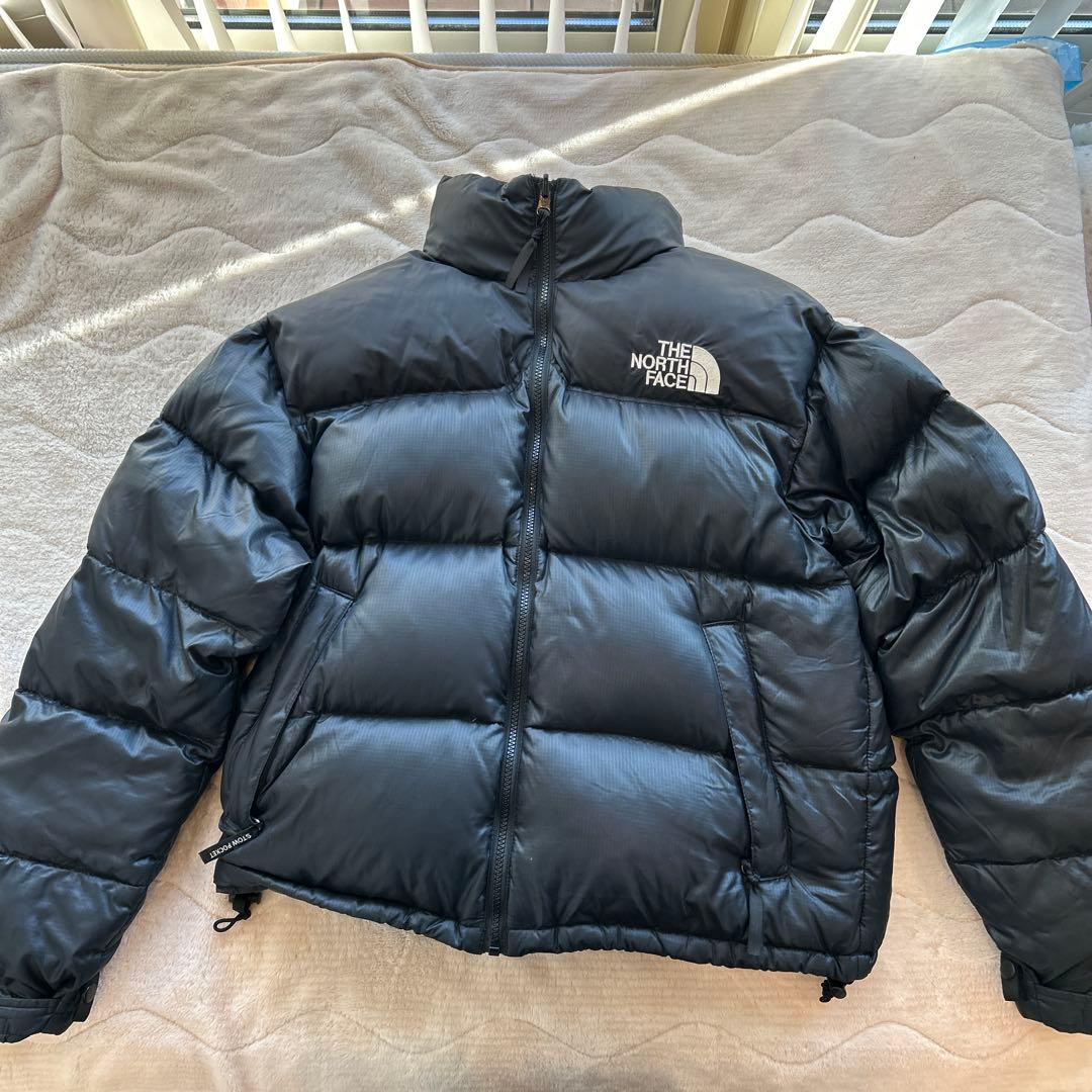 ノースフェイス　ダウンジャケット　ヌプシ 短丈　ブラック　M メンズ