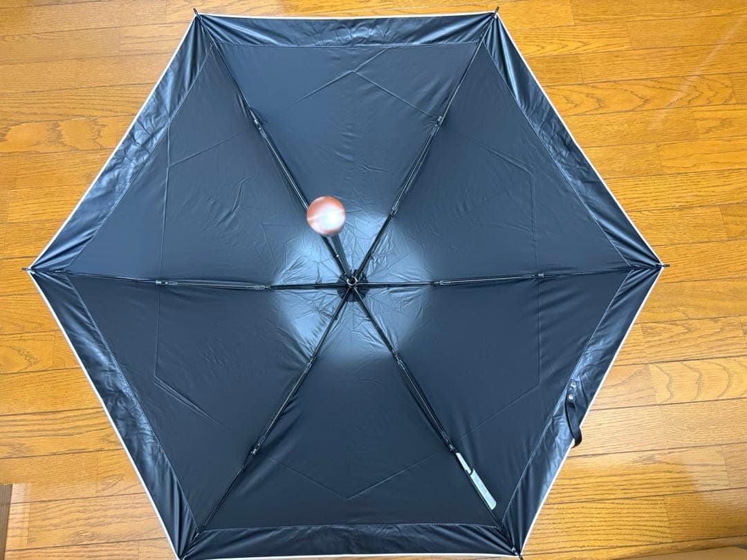 サマーシールド　折りたたみ日傘　晴雨兼用　軽量　Aurora 水色　東レ