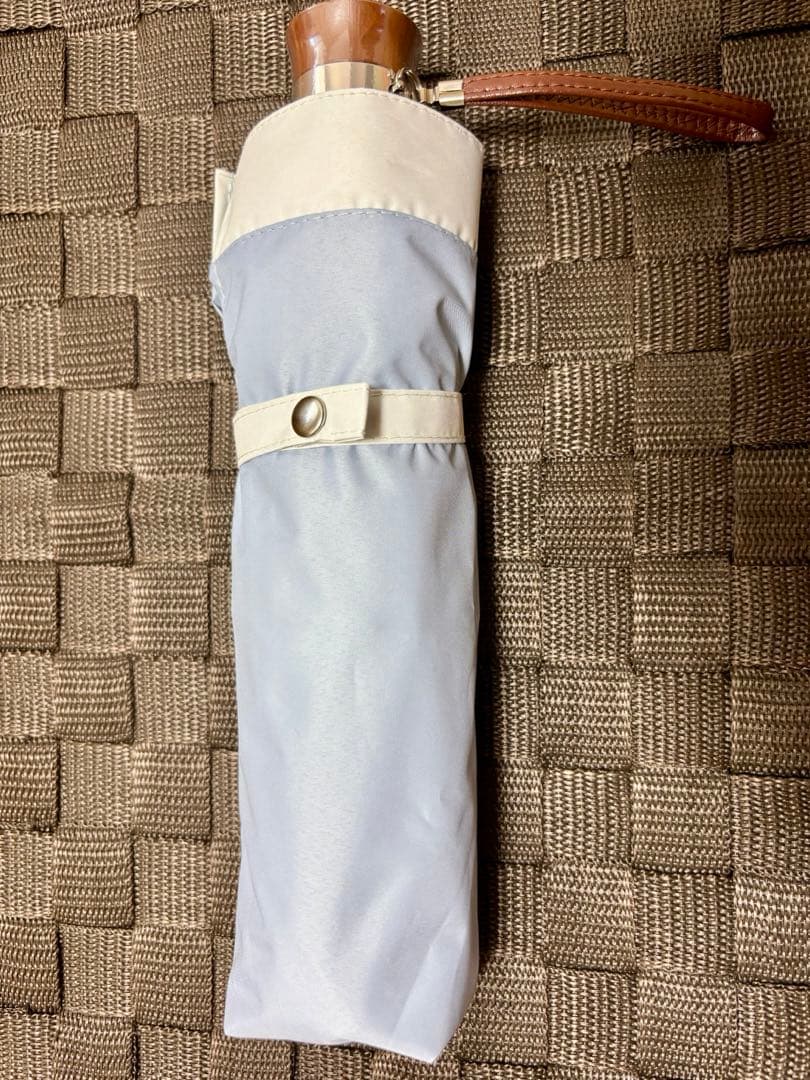 サマーシールド　折りたたみ日傘　晴雨兼用　軽量　Aurora 水色　東レ