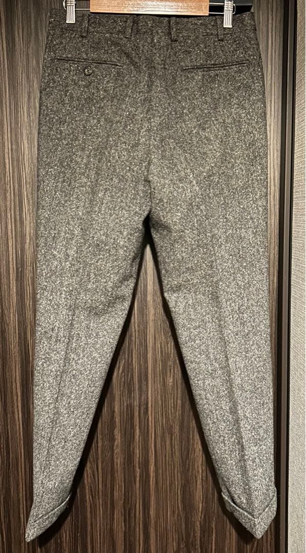 ブルックスブラザーズ　ツイードスラックス　ネップ　ライトグレー