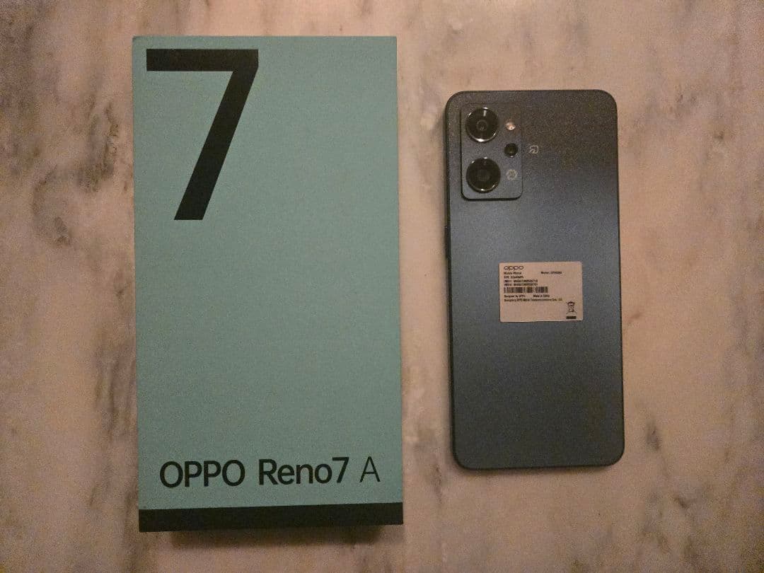 【美品】OPPO Reno7A CPH2353 スターリーブラック