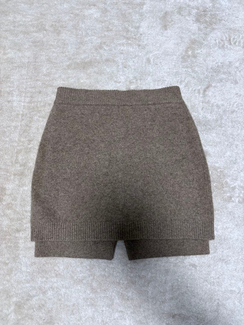 スカート CLANE PANTS LAYERED YAK MINISKIRT