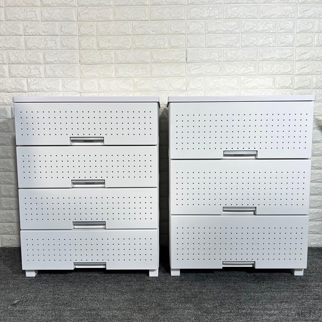 天馬 TENMA フィッツプラスデコ 4段 3段 ホワイト 収納 C097