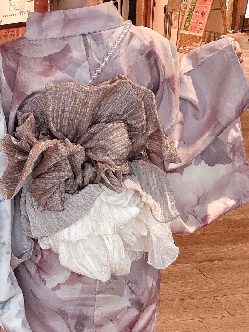 Sugar アンティークフラワーピンク浴衣【浴衣3点セット】